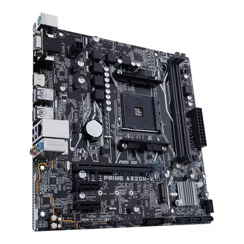 ASUS Prime A320M-K AMD Ryzen Micro-ATX Motherboard - 1