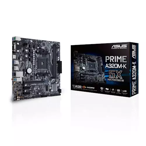 ASUS Prime A320M-K AMD Ryzen Micro-ATX Motherboard