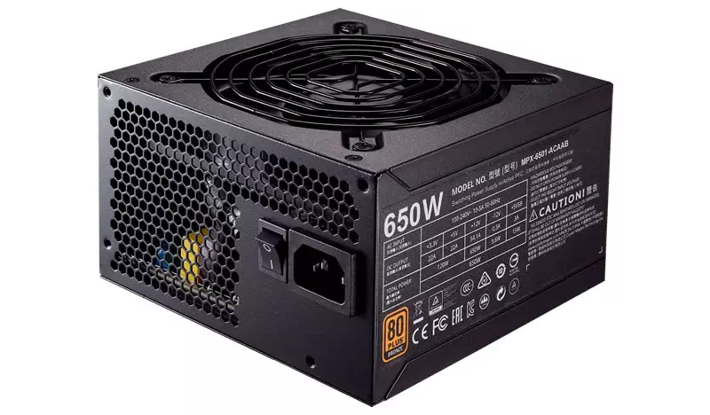 Cooler Master MWE 650W 80 PLUS Bronze Certified Power Supply - 1