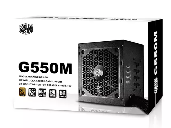 Cooler Master G550M 550 Watt Gaming Power Supply