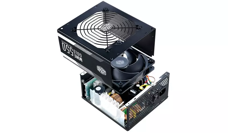 Cooler Master MWE 550W Fully Modular 80 Plus Gold Certified Power Supply - 2