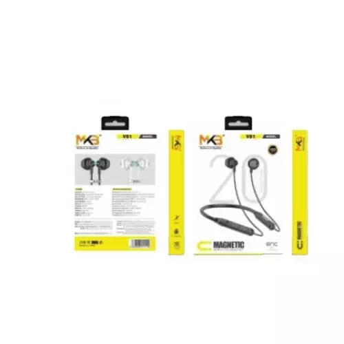 MKB V01 Magnetic ENC Wireless Neckband-gallery-1