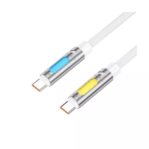 BWOO BO-X325C-C USB-C to USB-C RGB 240W 1.2M Aromatherapy Charging Cable-gallery-2