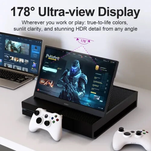GEESUU LiuHe M156L1F 15.6 Inch 60Hz FHD IPS Portable Monitor - 2
