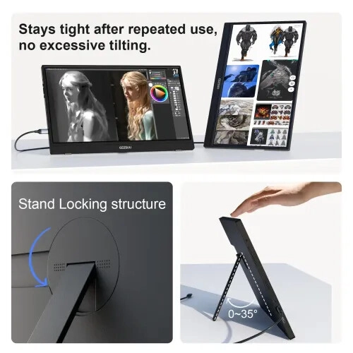 GEESUU LiuHe M156L1F 15.6 Inch 60Hz FHD IPS Portable Monitor - 3