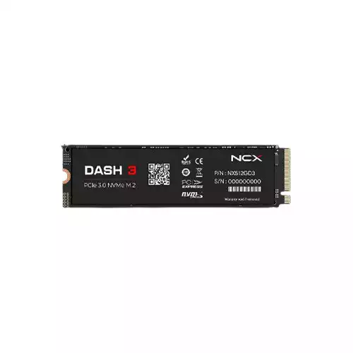 NCX Dash 3 256GB PCIe Gen 3.0 NVMe SSD with HMB Cache