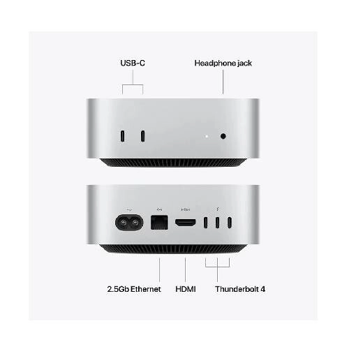 Apple Mac Mini M6 Chip 16GB RAM 512GB SSD Silver Mini PC (Mid 2026) - 2
