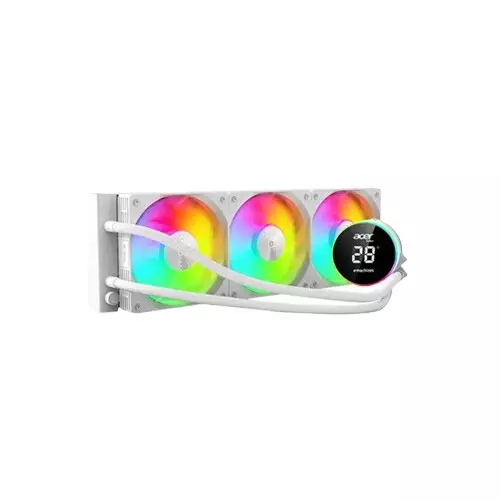 Acer AC360YNW ARGB 360mm AIO White Liquid CPU Cooler