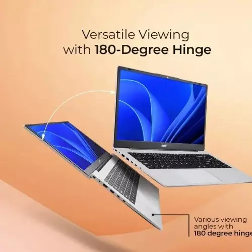 Acer Aspire 15 AS15-42 Ryzen 5 7430U 8GB RAM 512GB SSD 15.6 Inch FHD IPS Laptop (Pure Silver) - 4