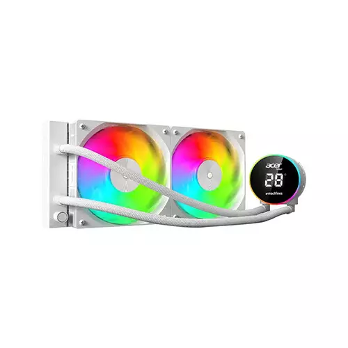 Acer AC240YN ARGB 240mm AIO Liquid CPU Cooler (White)