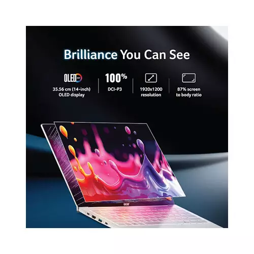 Acer Swift Lite-SFL14-54M Intel Core Ultra 5 115U 16GB RAM 512GB SSD 14 Inch WUXGA OLED Laptop-gallery-3