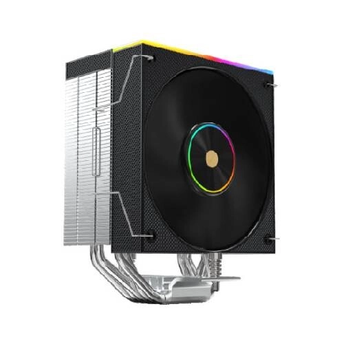 Acer Gadget C5GN Single Tower Air CPU Cooler with ARGB & Temperature Display - Black  - 1