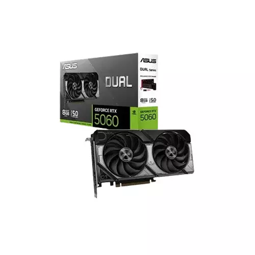 ASUS Dual GeForce RTX 5060 8GB GDDR7 Graphics Card