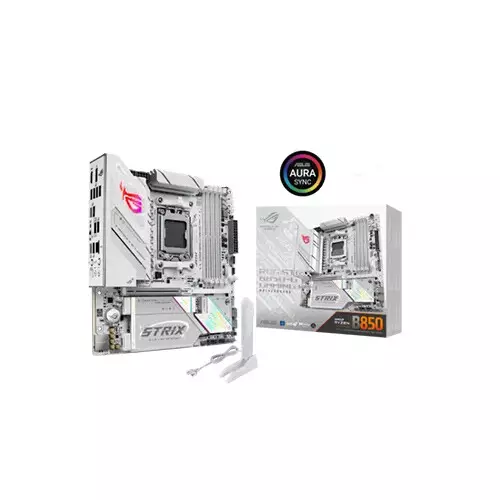 Asus ROG STRIX B850-G GAMING WIFI mATX Motherboard White