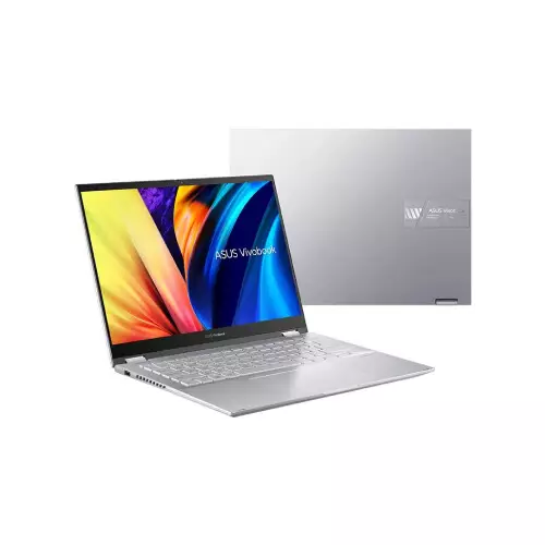 Asus VivoBook S 14 Flip TP3402VA-LZ637W Core i5 13th Gen 16GB RAM 512GB SSD 14-Inch WUXGA Touch Cool Silver Laptop - 0