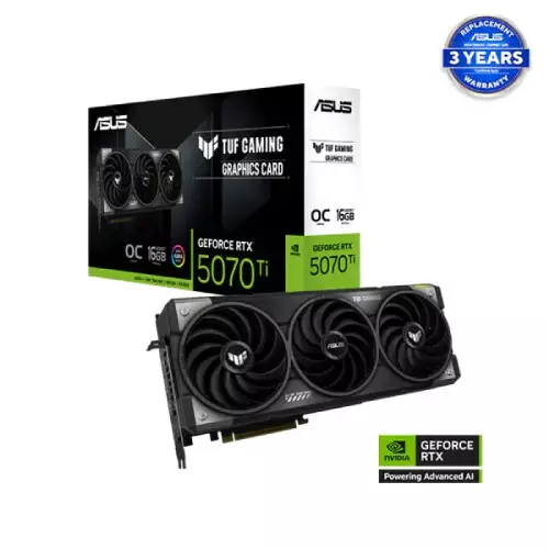 ASUS TUF Gaming GeForce RTX 5070 Ti 16GB GDDR7 OC Edition Graphics Card