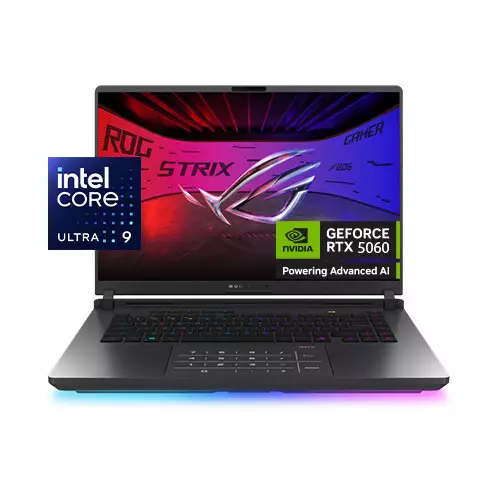 ASUS ROG Strix G16 G615LM-RV141W Intel Core Ultra 9 16GB RAM 1TB SSD RTX 5060 16-Inch FHD+ Gaming Laptop