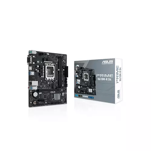 ASUS PRIME H610M-R D4 Intel LGA 1700 Micro-ATX Motherboard