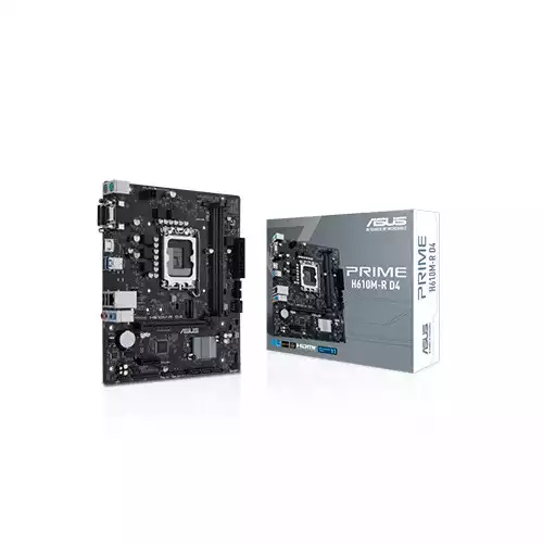 ASUS PRIME H610M-R D4 Intel LGA 1700 Micro-ATX Motherboard