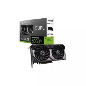 ASUS Dual GeForce RTX 5060 Ti 16GB GDDR7 OC Edition Graphics Card