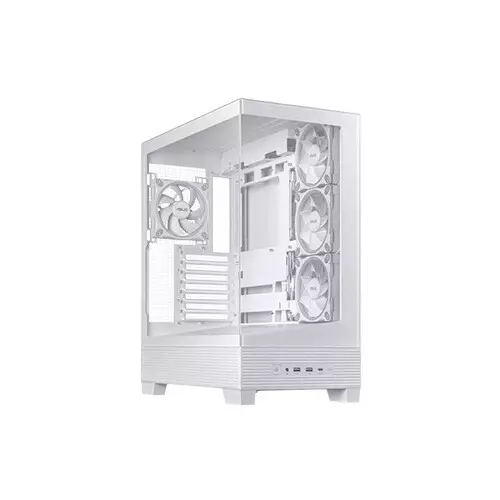 ASUS A31 PLUS Mid Tower ATX Desktop Case (White)-gallery-7