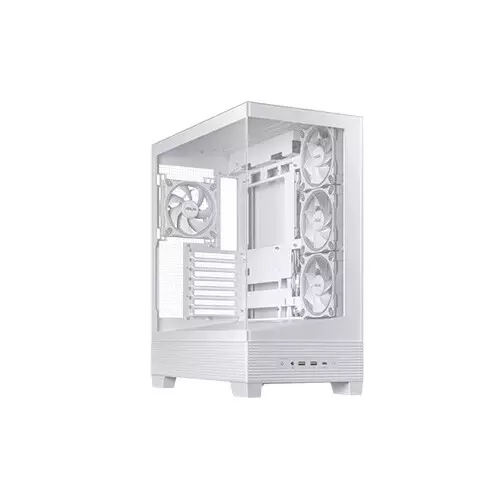 ASUS A31 PLUS Mid Tower ATX Desktop Case (White)-gallery-1