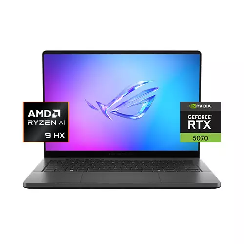 Asus ROG Zephyrus G14 AMD Ryzen AI 9 HX 370 32GB RAM 1TB SSD RTX 5070 14 Inch 120Hz 3K OLED Gaming Laptop
