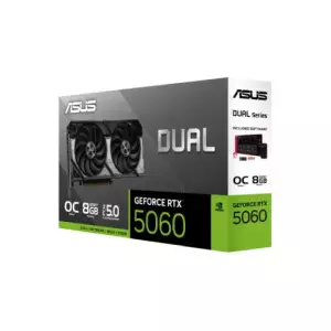 ASUS Dual GeForce RTX 5060 8GB GDDR7 OC Edition Graphics Card
