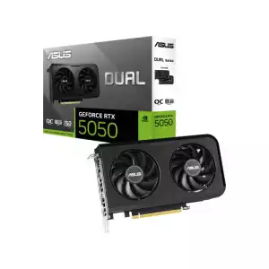 ASUS Dual GeForce RTX 5050 8GB GDDR6 OC Edition Graphics Card