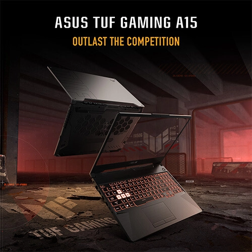 ASUS TUF Gaming A15 FA506NCG Ryzen 7 7445HS 8GB RAM 512GB SSD RTX 3050 Graphics 15.6 Inch FHD Laptop - 7