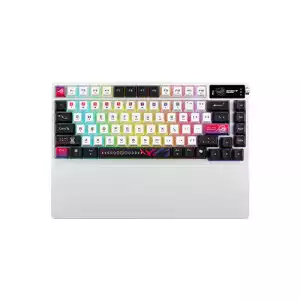 ASUS ROG Azoth X NX Snow V2 Mechanical Switch Hot-Swappable  RGB Tri-Mode Gaming Keyboard