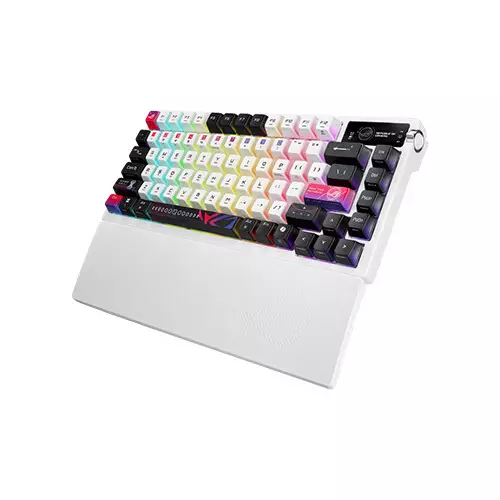 ASUS ROG Azoth X NX Snow V2 Mechanical Switch Hot-Swappable  RGB Tri-Mode Gaming Keyboard-gallery-1