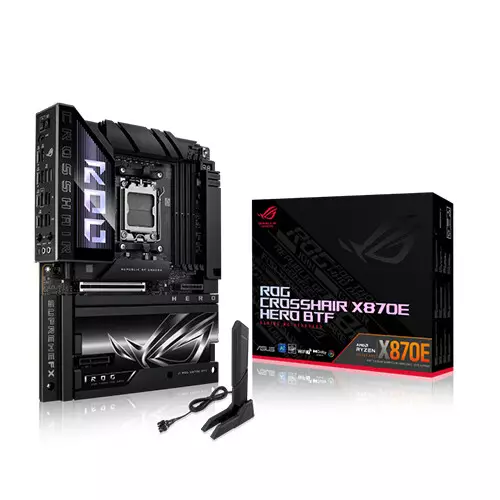 ASUS ROG CROSSHAIR X870E HERO BTF AM5 DDR5 ATX Gaming Motherboard