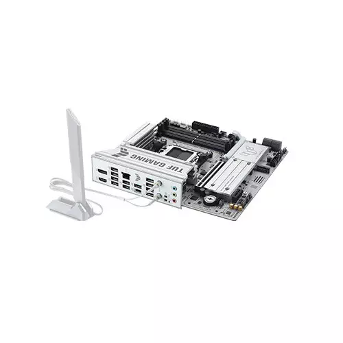Asus TUF GAMING B850M-PLUS WIFI7 W AMD DDR5 AM5 micro-ATX Motherboard-gallery-2