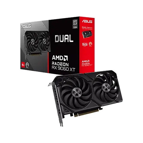 ASUS Dual Radeon RX 9060 XT 16GB GDDR6 Graphics Card