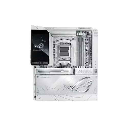 ASUS ROG CROSSHAIR X870E GLACIAL Ryzen AM5 E-ATX Gaming Motherboard