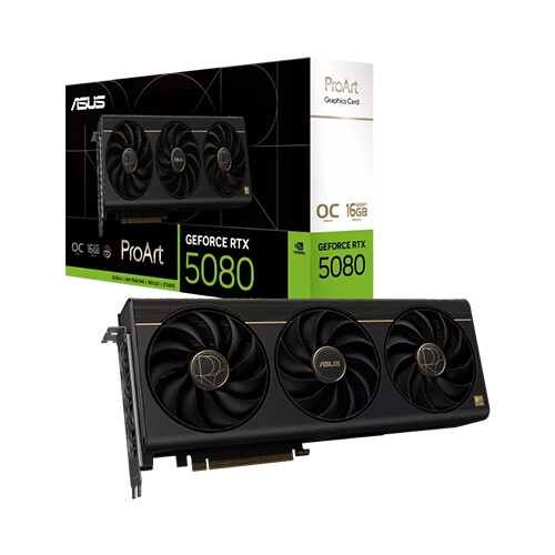 ASUS ProArt GeForce RTX 5080 16GB GDDR7 OC Edition Graphics Card