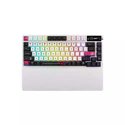 ASUS ROG Azoth X M704 RGB Tri Mode Hot Swap White Mechanical Gaming Keyboard