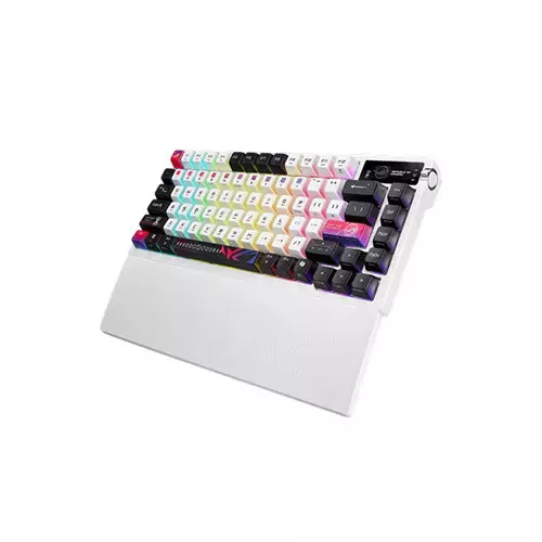 ASUS ROG Azoth X M704 RGB Tri Mode Hot Swap White Mechanical Gaming Keyboard - 3