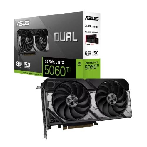 ASUS Dual GeForce RTX 5060 Ti 8GB GDDR7 Graphics Card