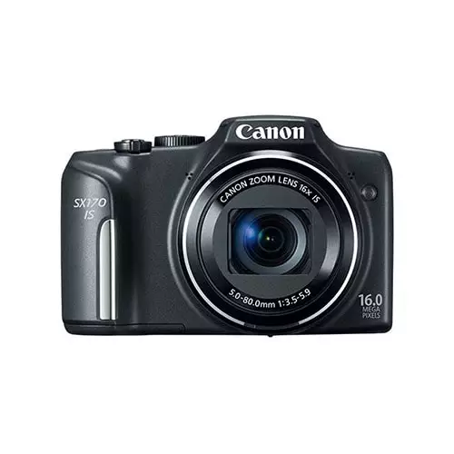 Canon PowerShot SX170 IS 16.0 MP Digital Camera - Black
