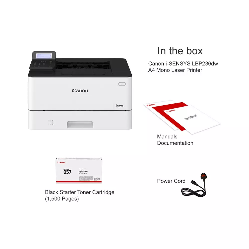 CANON IMAGE CLASS LBP 236DW MONOCHROME LASER PRINTER-gallery-1