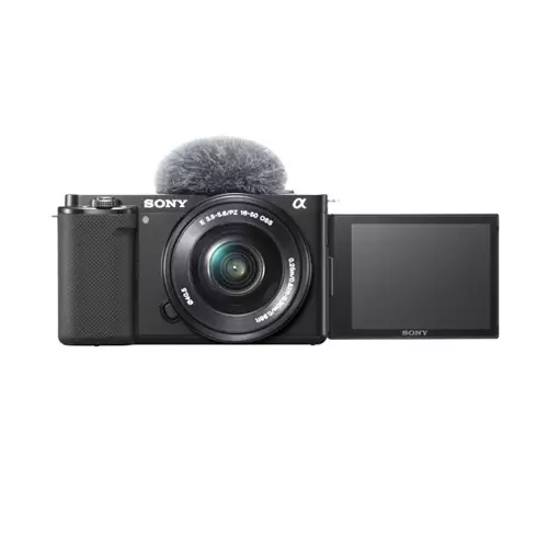 Sony ZV-E10 24.2MP 4k Touchscreen Vlogging Digital Camera with 16-50mm Lens - 1
