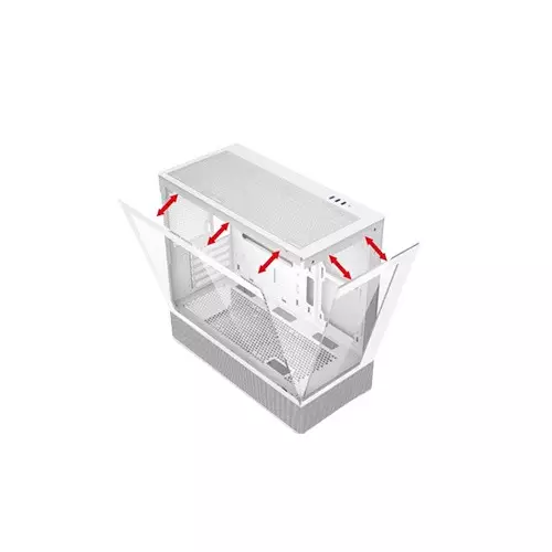 Acer V920-ARGB LED Gaming Case (White)-3