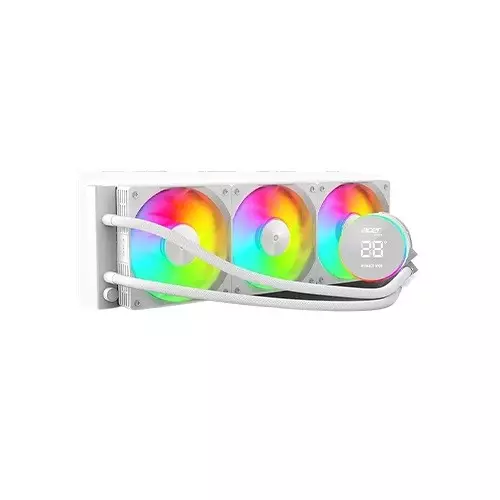 Acer AC360YNW Emachines 360mm 3 Fans RGB Liquid CPU Cooler (White)
