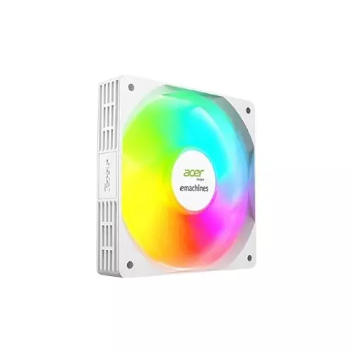 Acer AC1267ARGB ARGB 120mm (1xFAN) Large Airflow Silent Case White Cooling Fan