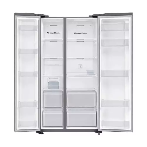 Samsung RS72R5001M9/D2 647L Side By Side Refrigerator (Silver) - 2