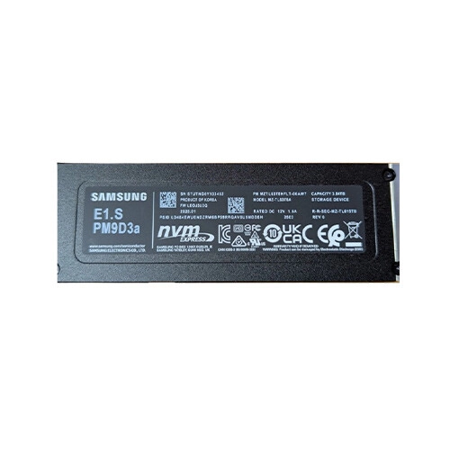 Samsung MZTL63T8HFLT-00AW7 PM9D3a PCIe Gen.5 x4 E1.S 3.84TB SSD - 2