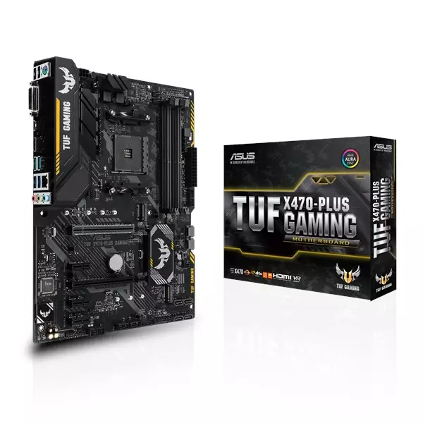 ASUS TUF X470 PLUS ATX AMD GAMING MOTHERBOARD