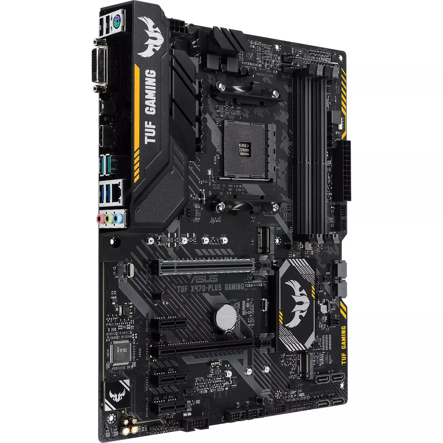 ASUS TUF X470 PLUS ATX AMD GAMING MOTHERBOARD-1